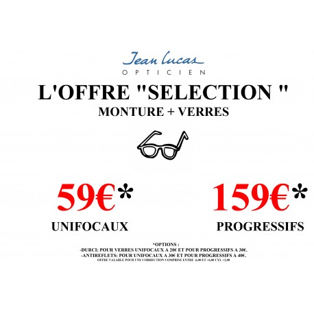 L'OFFRE "SELECTION"